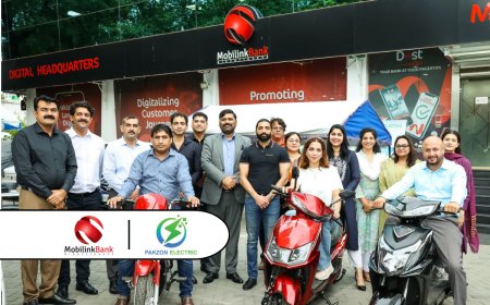 Mobilink Bank Launches E-Bike Loans to Promote Eco-Friendly Transportation in Collaboration with PakZon Electric Motors
