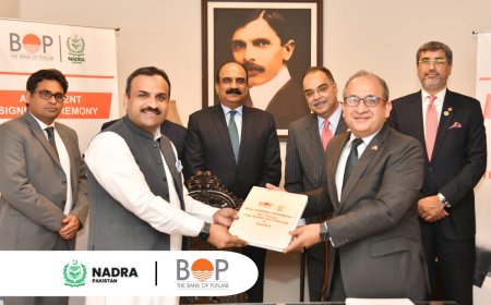 NADRA Signs e-Payment Gateway Agreement with BoP to Facilitate Digital Payment for Services