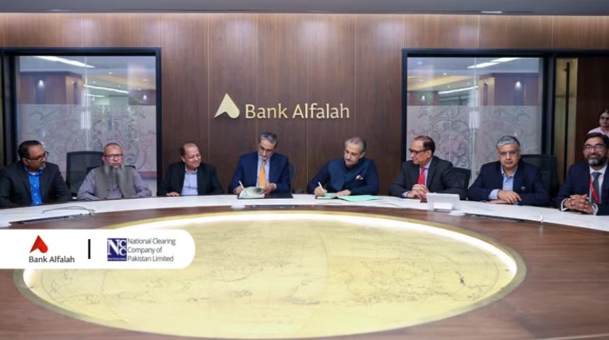 Bank Alfalah and NCCPL Sign MoU to Strengthen Commercial Banks’ Role in Pakistan’s Capital Markets